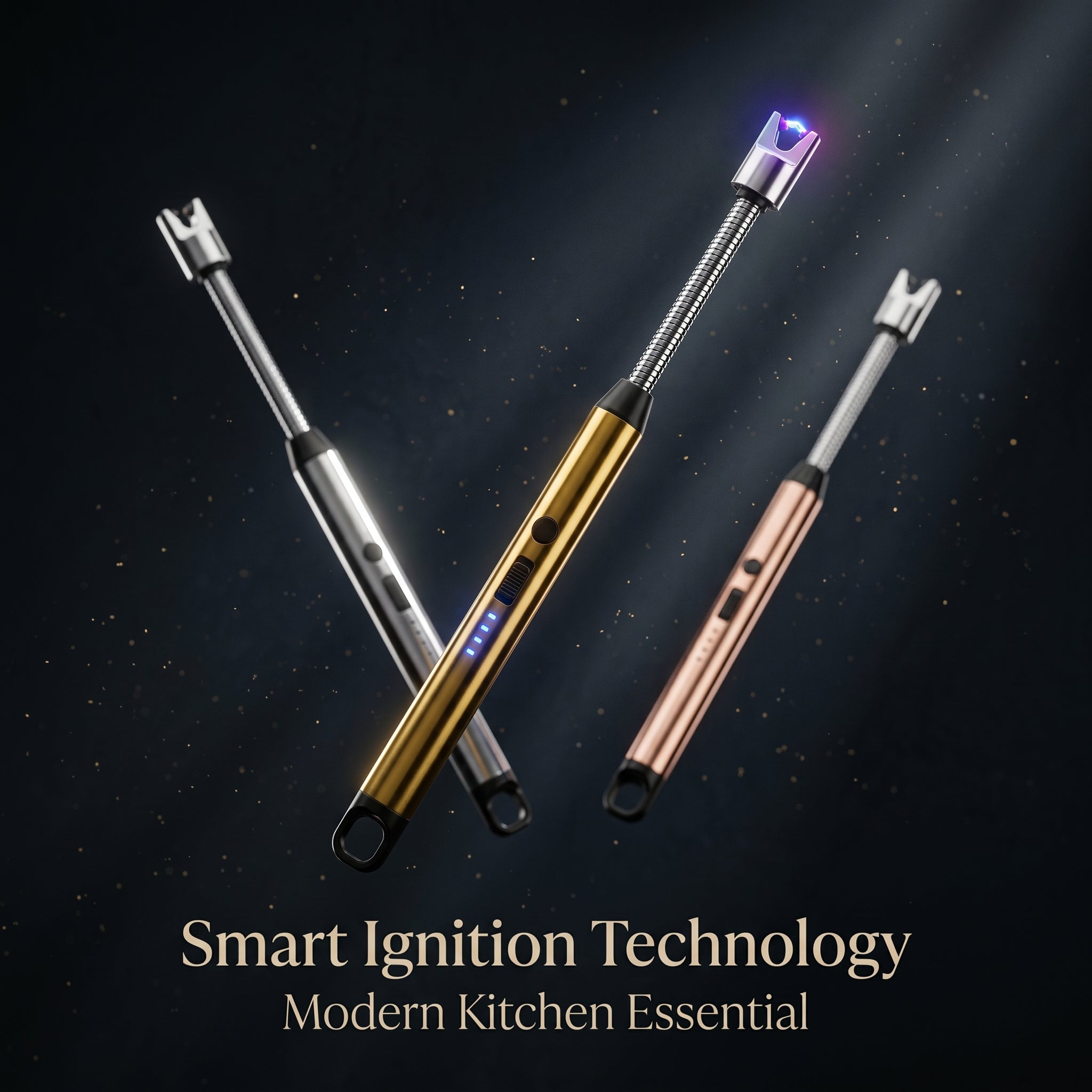 USB Rechargeable Electric Gas Lighter – Flameless Kitchen Stove Igniter