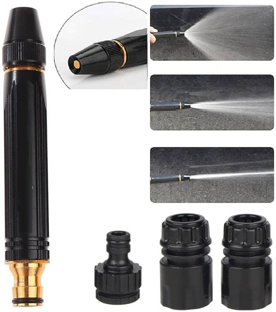 3-Mode Metal Water Pressure Nozzle - Multipurpose Spray Nozzle