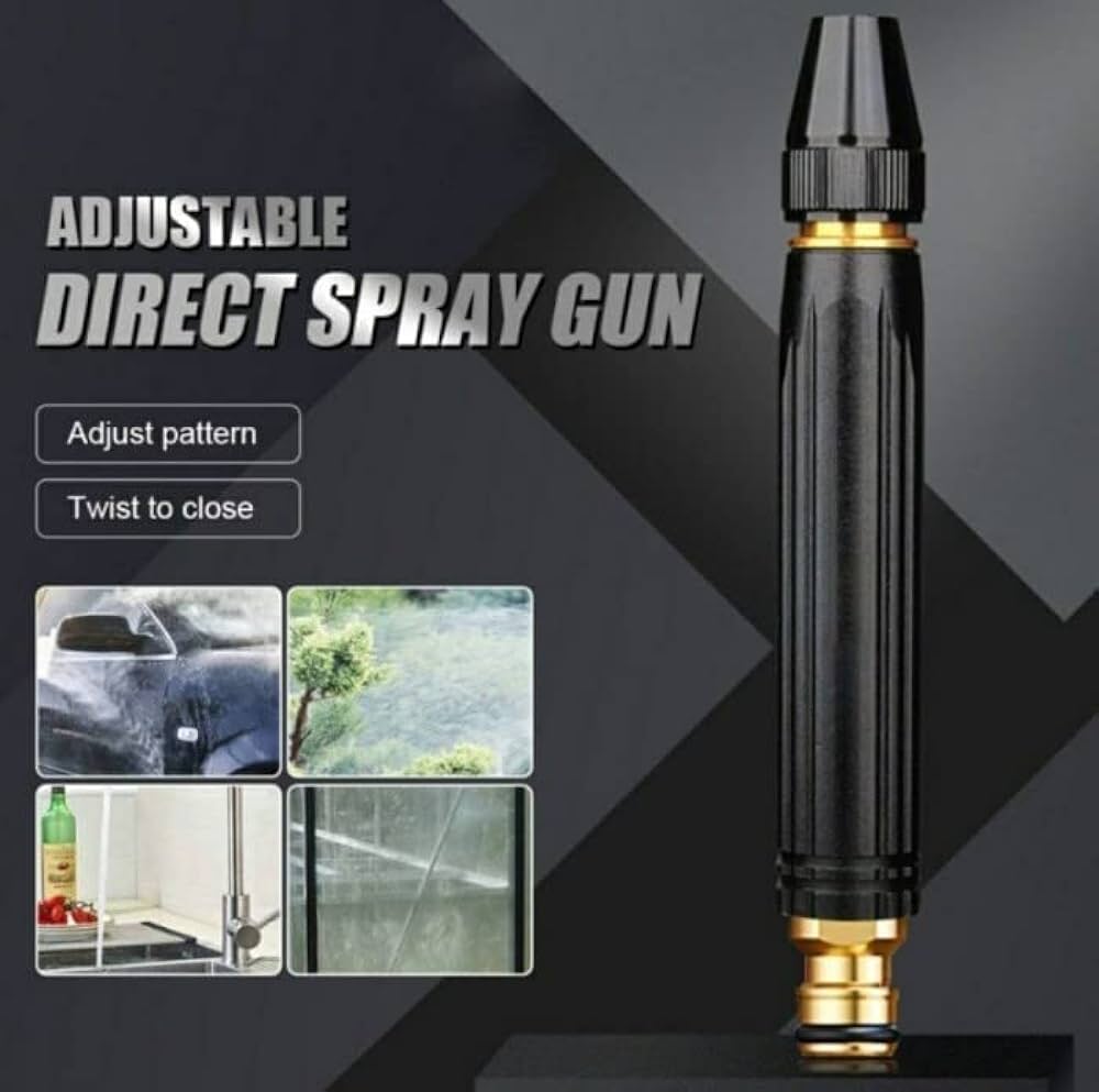 3-Mode Metal Water Pressure Nozzle - Multipurpose Spray Nozzle