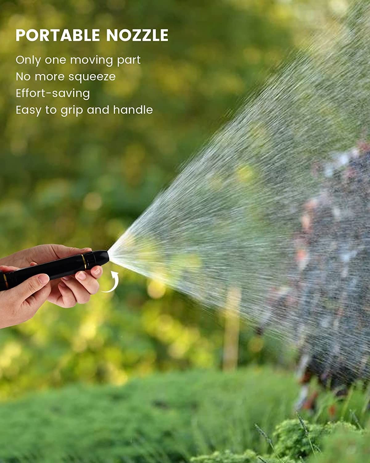 3-Mode Metal Water Pressure Nozzle - Multipurpose Spray Nozzle