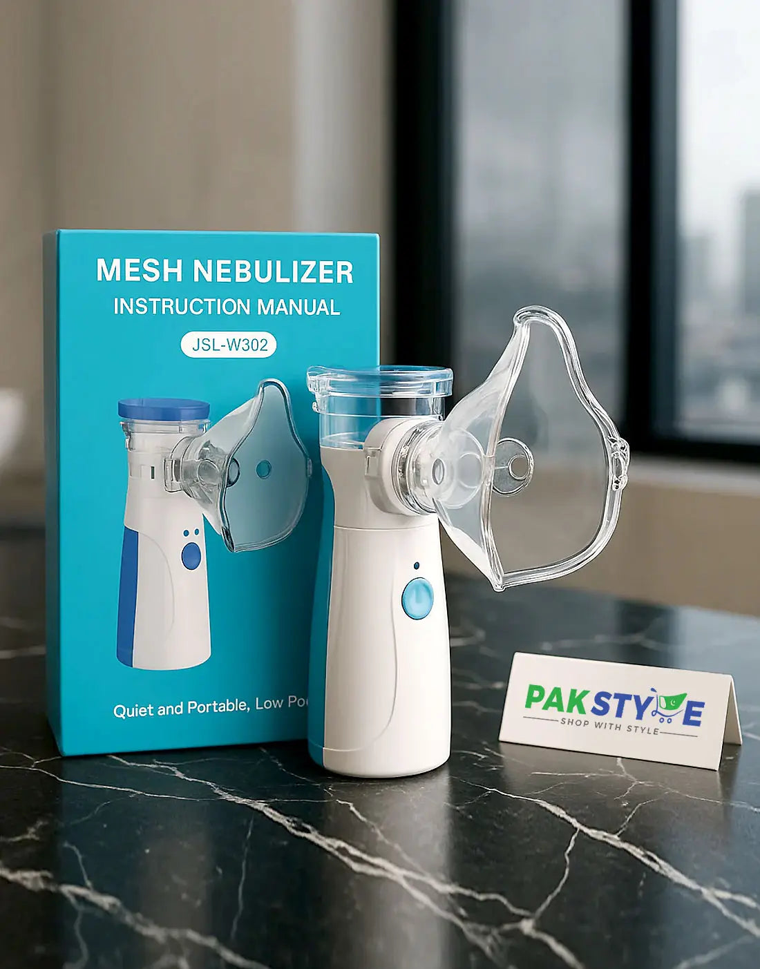 Portable Mesh Nebulizer for Kids & Adults – Compact Handheld Mist Inhaler